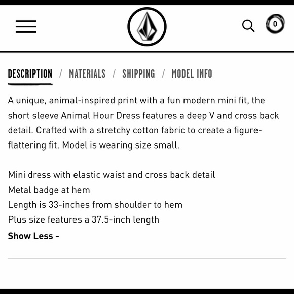 Volcom dress - Picture 5 of 7